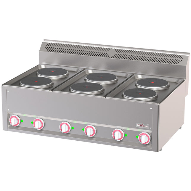 Elektrisch kookfornuis 6 platen, -Top-