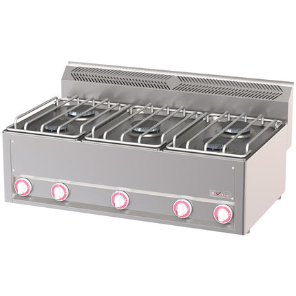 Gasfornuis 5 branders, -Top-