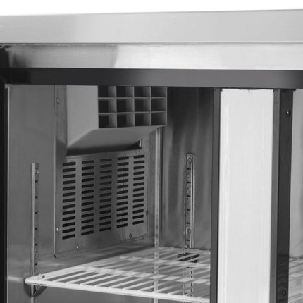 Koelwerkbank met 2 deuren Kitchen Line 220L, Arktic, Kitchen Line, 166L, 230V/300W, 1200x600x(H)886mm