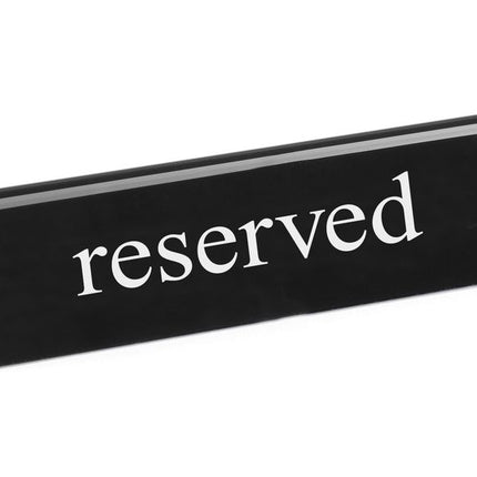 Tafelstandaard gereserveerd, HENDI, reserved, 130x30x(H)38mm