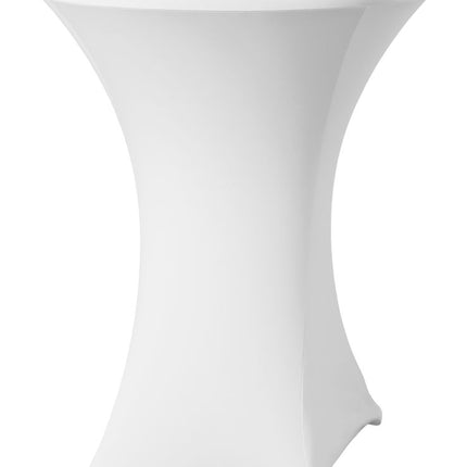 Statafelhoes, rond, HENDI, 811047, 810958, Wit, âŒ€850x(H)1150mm