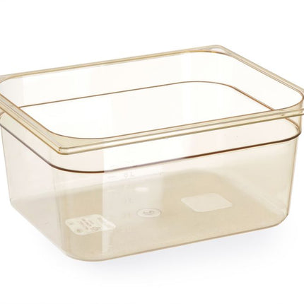 Container GN 1/2 hoge temperatuur bestendigheid, HENDI, GN 1/2, 9L, Transparant, 325x265x(H)150mm