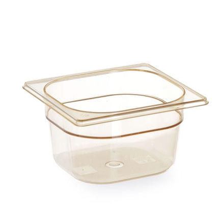 Container GN 1/6 hoge temperatuur bestendigheid, HENDI, GN 1/6, 1,6L, Transparant, 176x162x(H)100mm