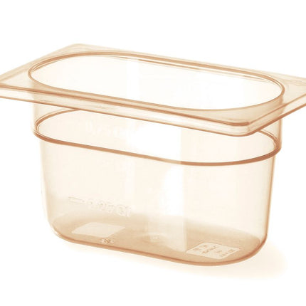 Container GN 1/9 hoge temperatuur bestendigheid, HENDI, GN 1/9, 0,9L, Transparant, 176x108x(H)100mm