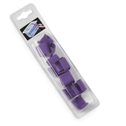Deksel clips voor HACCP voorraaddozen, HENDI, Paars, 12 st