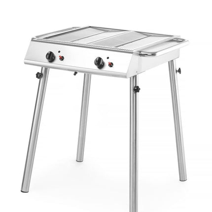 Xantos Gasgrill, HENDI, 9,5kW, 770x710x(H)870mm