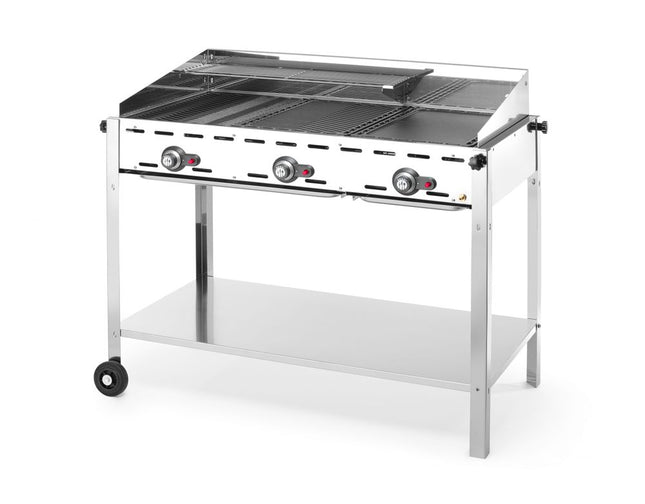 Green fire met 3 branders, HENDI, Profi Line, 17,4kW, 1078x612x(H)825mm