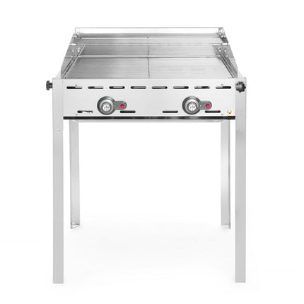 Green fire met 2 branders, HENDI, Profi Line, 2x GN 1/1 roosters, 11,6kW, 740x612x(H)825mm
