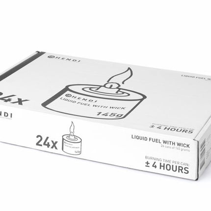 Vloeibare brandstof met lont, HENDI, brandduur ± 6 uur, 6 st