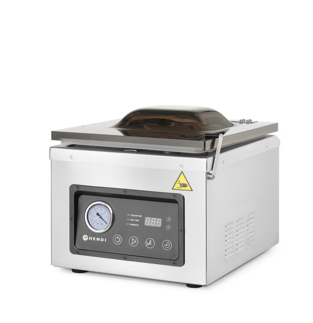 Vacuumkamer verpakkingsmachine, HENDI, Profi Line, sealstrip 300 mm, 230V/950W, 367x425x(H)364mm