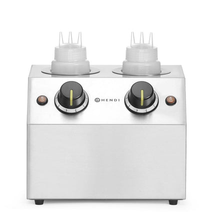 Sauswarmer dubbel, HENDI, 1,3L, 220-240V/400W, 270x223x(H)282mm