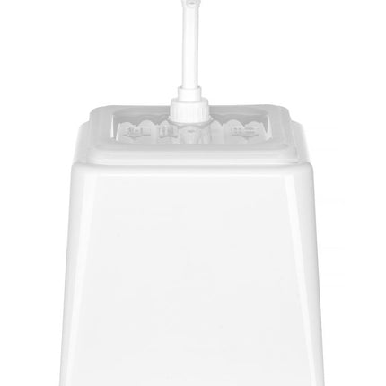 Sausdispenser met pomp, HENDI, 2,5L, Wit, 230x210x(H)327mm
