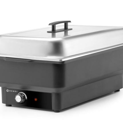 Chafing dish elektrisch Tellano, HENDI, Kitchen Line, GN 1/1, 9L, 220-240V/900W, 575x349x(H)278mm