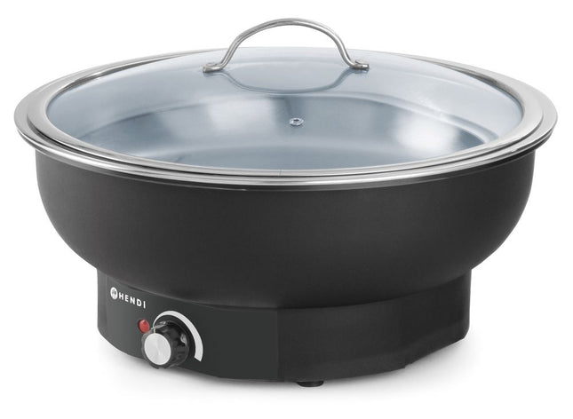 Chafing dish elektrisch Tesino, HENDI, Kitchen Line, 6,8L, 230V/500W, âŒ€405x(H)240mm