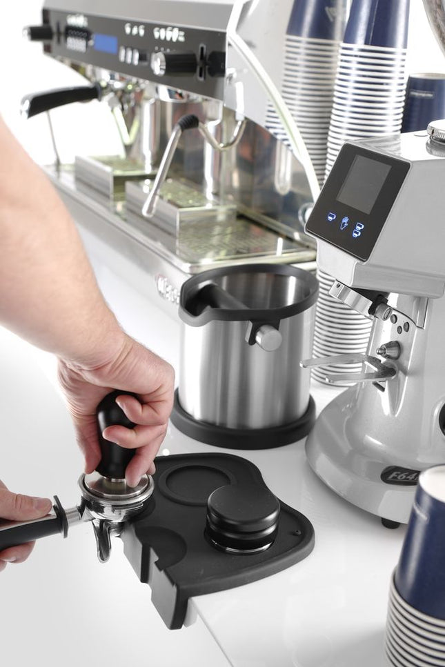 Koffie tamper met veer, HENDI, âŒ€58x(H)100mm