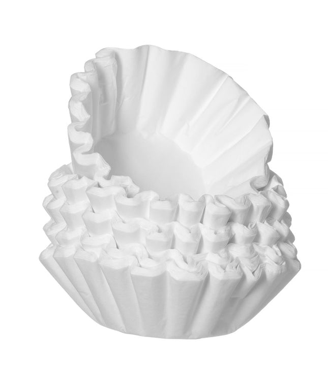Papieren koffiefilters voor koffiezetapparaten, HENDI, voor o.a. Hendi, Bravilor, Animo, 1000 st., âŒ€245x(H)62mm