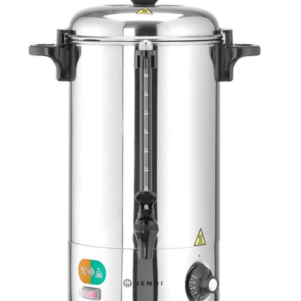 Warme dranken ketel, HENDI, 9L, Zilver, 230V/2200W, 340x227x(H)468mm