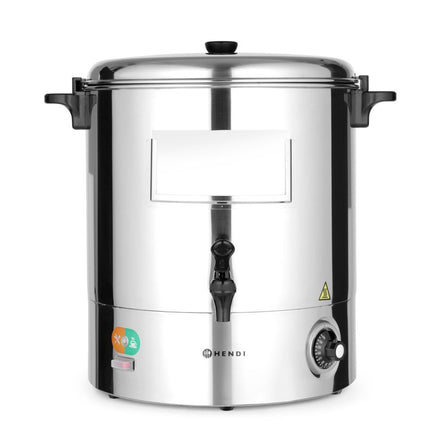 Warme dranken ketel, HENDI, 28L, 230V/2200W, 500x500x(H)488mm