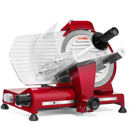 Snijmachine Profi Line 250 rode uitvoering, HENDI, Profi Line, 220-240V/320W, 514x484x(H)373mm