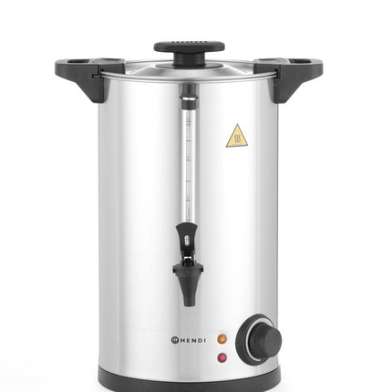 Warme dranken ketel enkelwandig, HENDI, â‰ˆ 65 kopjes in 40 min., 10L, 220-240V/1500W, 340x315x(H)430mm