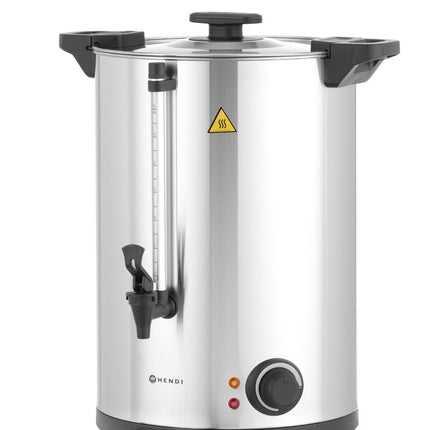 Warme dranken ketel dubbelwandig, HENDI, â‰ˆ 120 kopjes in 37 min., 17L, 220-240V/2500W, 415x382x(H)480mm
