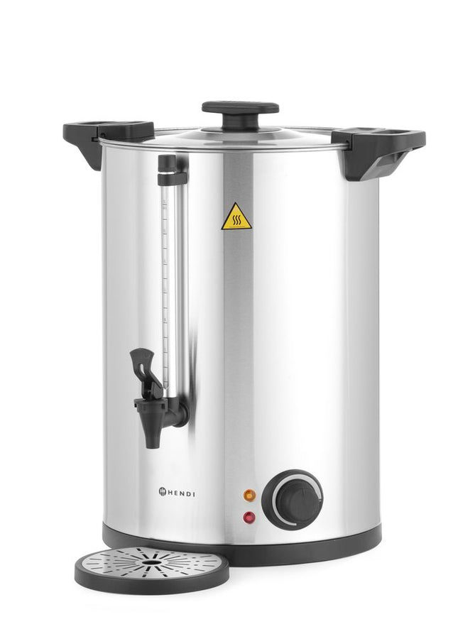 Warme dranken ketel dubbelwandig, HENDI, â‰ˆ 120 kopjes in 37 min., 17L, 220-240V/2500W, 415x382x(H)480mm