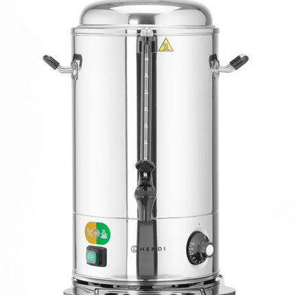 Warme dranken ketel dubbelwandig, HENDI, 9L, 230V/2200W, 322x390x(H)522mm