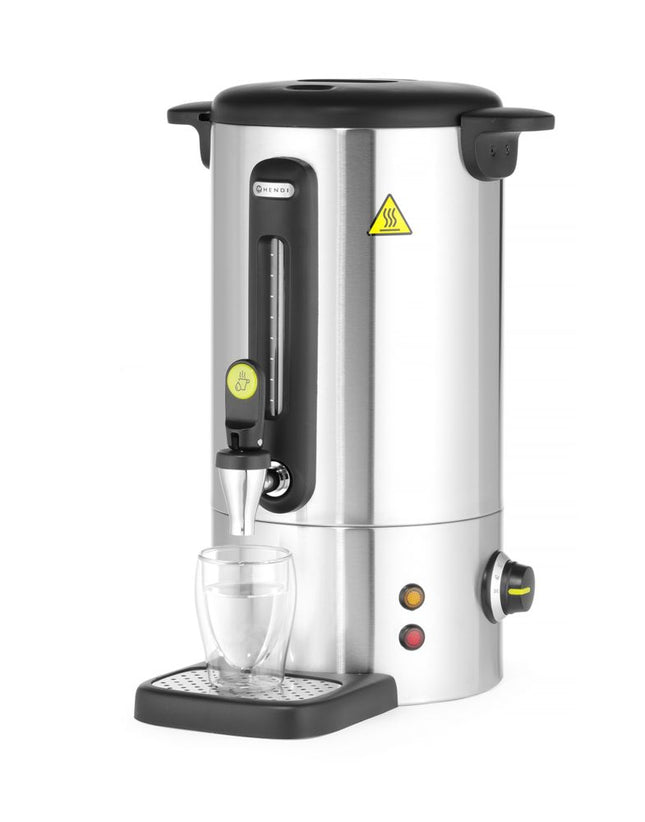Warmedranken ketel UNIQ, HENDI, designed by Robert Bronwasser, 9L, Zilver, 220-240V/950W, 307x330x(H)450mm
