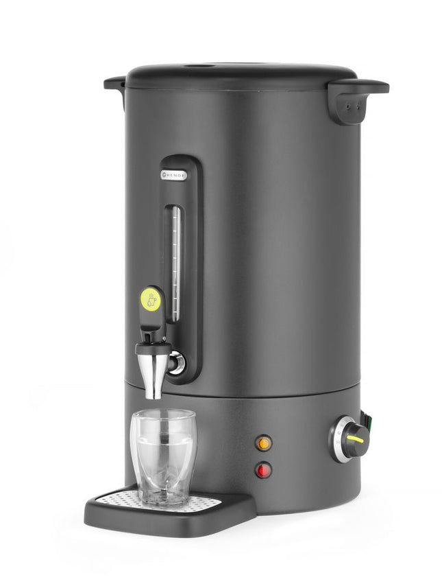 Warmedranken ketel UNIQ, HENDI, designed by Robert Bronwasser, 16L, Zwart, 220-240V/1650W, 357x380x(H)502mm