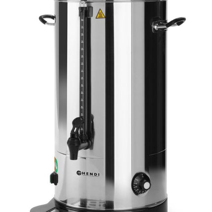 Warme dranken ketel dubbelwandig, HENDI, 18L, 230V/2200W, 386x393x(H)666mm