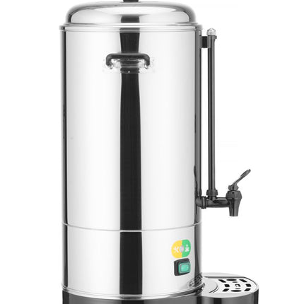Warme dranken ketel dubbelwandig, HENDI, 18L, 230V/2200W, 386x393x(H)666mm