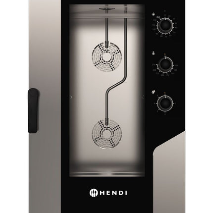 Hetelucht stoomoven CONTROL 11x GN1/1, HENDI, 400V/15400W, 730x855x(H)1130mm