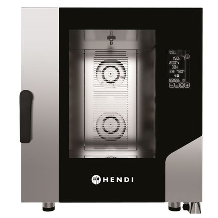 Hetelucht stoomoven Contact 7x GN 1/1, HENDI, 400V/10400W, 730x849x(H)850mm
