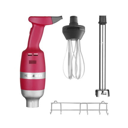 Staafmixer Profi Line 400 - met regelbare snelheid. Set met opbergrek., HENDI, Profi Line, 230V/400W, âŒ€100x(H)765mm