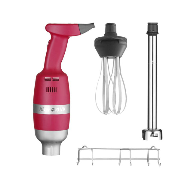 Staafmixer Profi Line 400 - met regelbare snelheid. Set met opbergrek., HENDI, Profi Line, 230V/400W, âŒ€100x(H)765mm