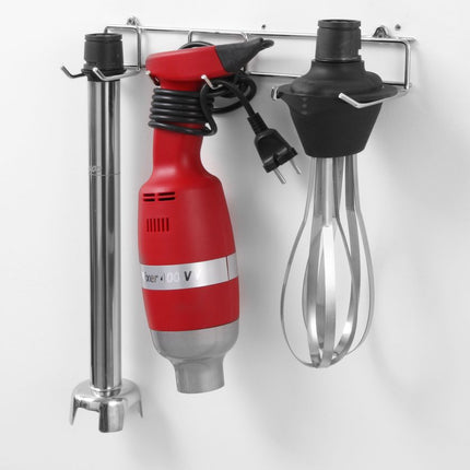 Staafmixer Profi Line 400 - met regelbare snelheid. Set met opbergrek., HENDI, Profi Line, 230V/400W, âŒ€100x(H)765mm