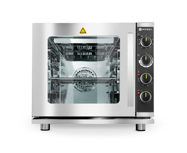 Convectiestoomoven met grill 4x GN 2/3, HENDI, Lichtgrijs, 230V/3000W, 625x585x(H)590mm