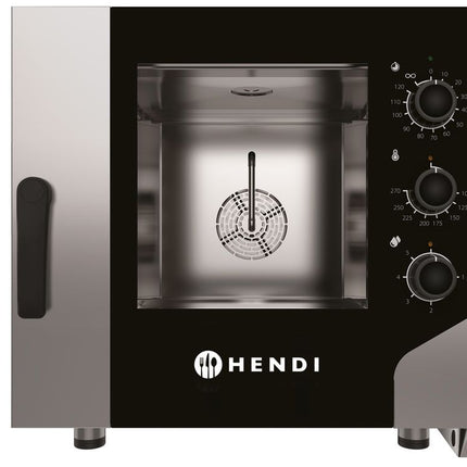 Hetelucht stoomoven CONTROL 5x GN 1/1, HENDI, GN 1/1, 400V/7800W, 730x855x(H)700mm