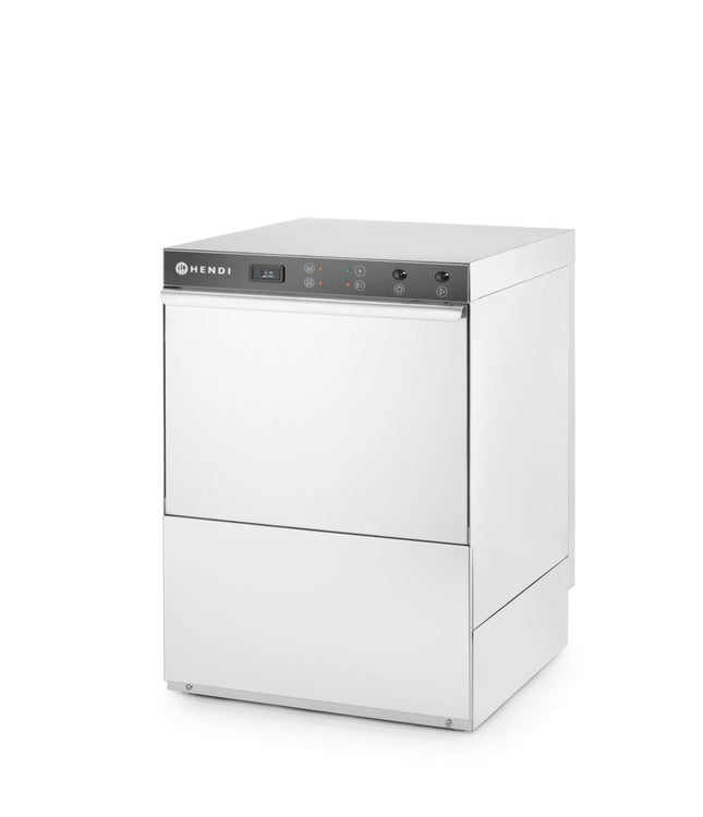 Vaatwasser 50x50 - elektronische bediening, HENDI, 400V/6600W, 570x600x(H)830mm