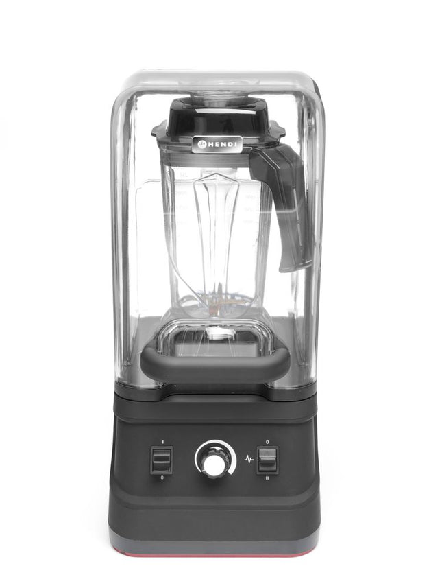 Bar Blender met geluiddempende kap en BPA-vrije kan, HENDI, 230V/1680W, 250x300x(H)540mm
