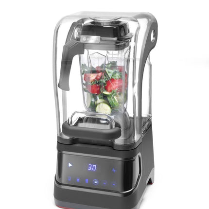 Bar blender digitaal met geluiddempende kap, HENDI, 2,5L, Zwart, 220-240V/1680W, 250x300x(H)546mm