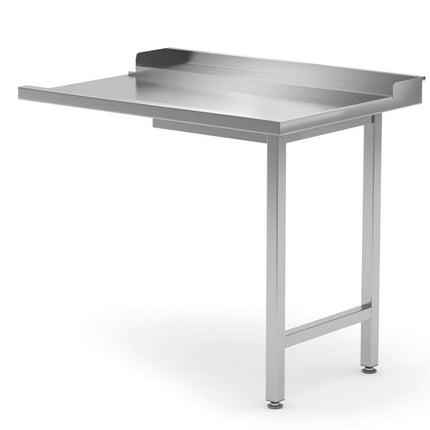 Uitlooptafel voor vaatwassers, HENDI, rechterzijde, 1000x700x(H)850mm