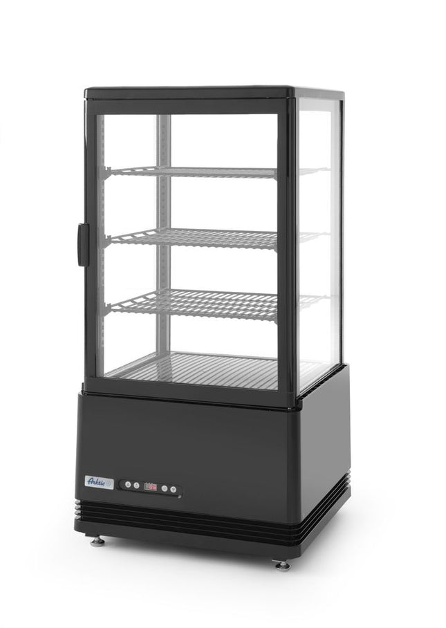 Koelvitrinekast 68L, Arktic, Zwart, 230V/170W, 444x397x(H)875mm