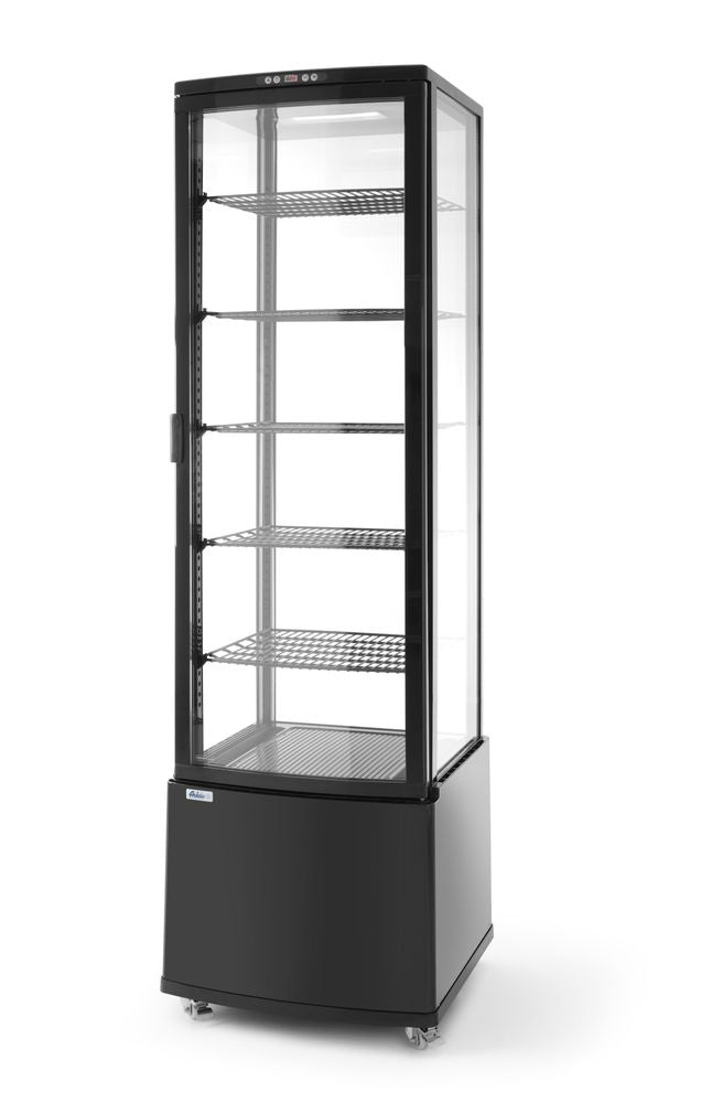 Koelvitrinekast 270L, Arktic, Zwart, 230V/290W, 556x526x(H)1913mm