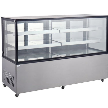 Koelvitrine met 2 schappen, Arktic, 610L, 230V/500W, 1824x677x(H)1230mm