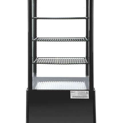 Koelvitrinekast 78L, Arktic, zwart, 230V/170W, 444x397x(H)940mm