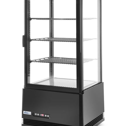 Koelvitrinekast 78L, Arktic, zwart, 230V/170W, 444x397x(H)940mm