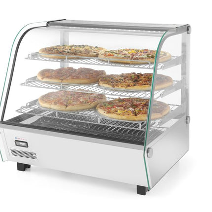 Opzet warmhoudvitrine, HENDI, 120 Liter, 230V/1100W, 685x575x(H)680mm