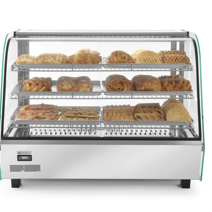 Opzet warmhoudvitrine, HENDI, 160 Liter, 230V/1500W, 885x570x(H)680mm