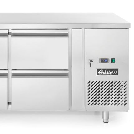 Koelwerkbank met 4 lades Profi Line 280L, Arktic, Profi Line, 230V/250W, 1360x700x(H)858mm